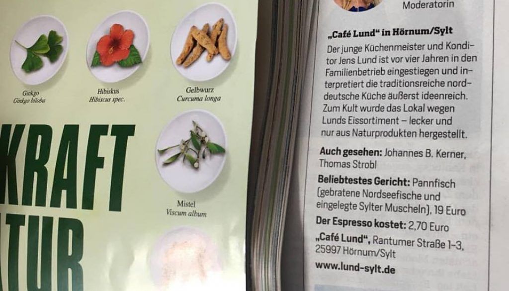 Lund Sylt im Focus magazin wien