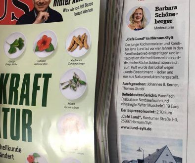 Lund Sylt im Focus magazin wien