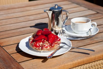Cafe Lund in Hörnum auf Sylt 5oer Jahre Design an der Südspitze Kaffee und Kuchen
